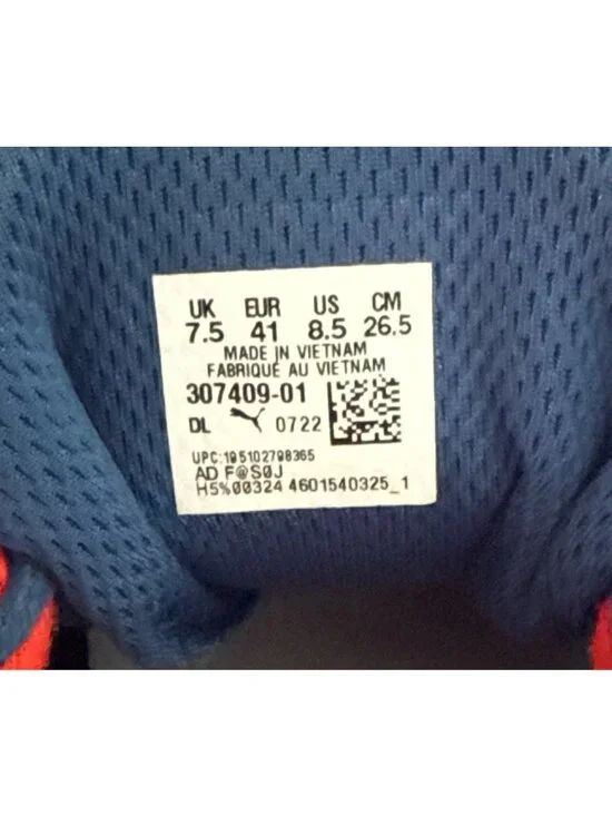 BMW M Motorsport Sneakers Shoes Mens 8.5 Blue Red Running System - Picture 14 of 14